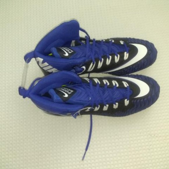 Nike Force Savage Cleats Size 15 Blue/Black/White main image 5
